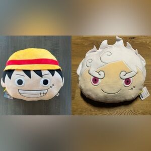 One Piece Luffy Gear 5 Reversible Cushion Japan NWT